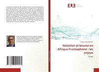 Produktbild: Notation et bourse en Afrique Francophone : les enjeux