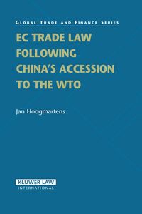 Produktbild: EC Trade Law Following China's Accession to the WTO