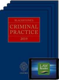Produktbild: Ormerod QC (Hon., D: Blackstone's Criminal Practice 2019 (Bo
