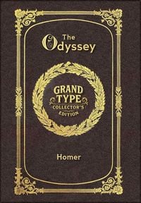 Produktbild: Large Print - The Odyssey - Grand Type Collector's Edition - Matte Hardcover with Dust Jacket