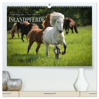 Produktbild: Islandpferde - Hufschlag aus Feuer und Eis (hochwertiger Premium Wandkalender 2027 DIN A2 quer), Kunstdruck in Hochglanz