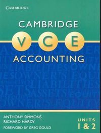 Produktbild: Cambridge Vce Accounting Units 1 and 2