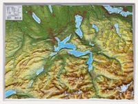 Produktbild: Markgraf, A: Relief Zentralschweiz klein 1:200.000