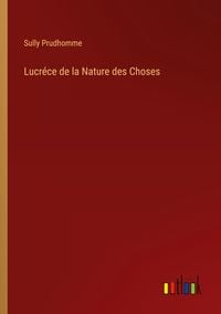 Produktbild: Lucr&eacute;ce de la Nature des Choses