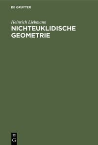 Produktbild: Nichteuklidische Geometrie