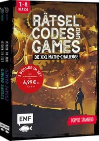 Produktbild: R&auml;tsel, Codes und Games &ndash; Die XXL Mathe-Challenge f&uuml;r die 7. und 8. Klasse