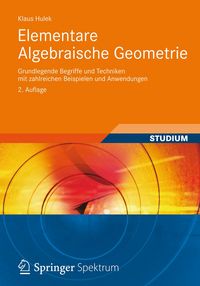 Produktbild: Elementare Algebraische Geometrie