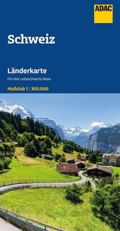 Produktbild: ADAC L&auml;nderkarte Schweiz 1:300.000