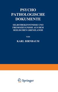 Produktbild: Psychopathologische Dokumente