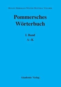 Produktbild: Pommersches W&ouml;rterbuch / A&ndash;K