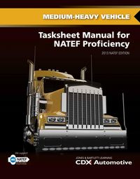 Produktbild: Cdx Automotive: Medium/Heavy Truck Tasksheet Manual for Nate