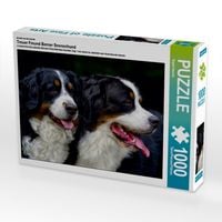 Produktbild: CALVENDO Puzzle Ein Motiv aus dem Kalender Treuer Freund Berner Sennenhund | 1000 Teile Lege-Gr&ouml;&szlig;e 64x48cm Foto-Puzzle f&uuml;r gl&uuml;ckliche Stunden