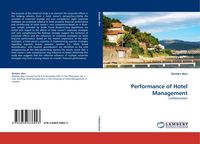 Produktbild: Performance of Hotel Management