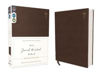 Produktbild: Niv, Journal the Word Bible, Double-Column, Leathersoft, Brown, Red Letter Edition, Comfort Print