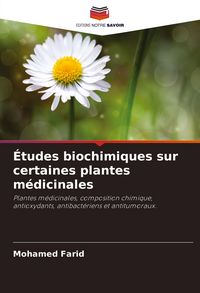 Produktbild: &Eacute;tudes biochimiques sur certaines plantes m&eacute;dicinales