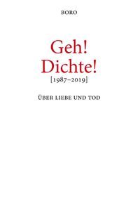 Produktbild: Geh! Dichte!