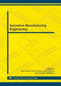 Produktbild: Innovative Manufacturing Engineering