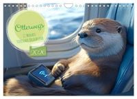 Produktbild: Otterwegs - 12 Monate tierischer Urlaubsspa&szlig; (Wandkalender 2026 DIN A4 quer), CALVENDO Monatskalender