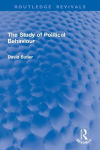 Produktbild: The Study of Political Behaviour