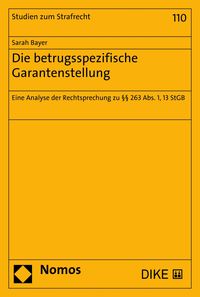 Produktbild: Die betrugsspezifische Garantenstellung