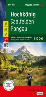 Produktbild: Freytag & berndt Wanderkarte WK 103 Hochk&ouml;nig, Saalfelden - Pongau 1:50.000