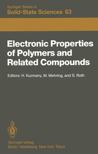 Produktbild: Electronic Properties of Polymers and Related Compounds