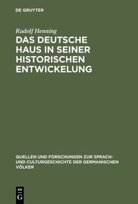 Produktbild: Das Deutsche Haus in seiner historischen Entwickelung