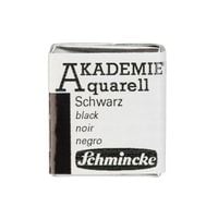 Produktbild: Schmincke Akademie Aquarell 1/2 N&auml;pfchen, Schwarz