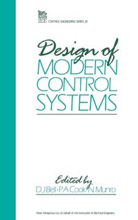 Produktbild: Design of Modern Control Systems