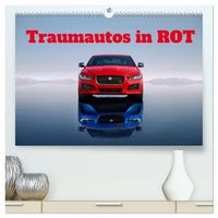 Produktbild: Traumautos in Rot (hochwertiger Premium Wandkalender 2026 DIN A2 quer), Kunstdruck in Hochglanz