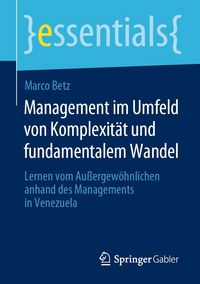 Produktbild: Management im Umfeld von Komplexit&auml;t und fundamentalem Wandel