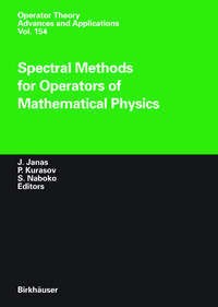 Produktbild: Spectral Methods for Operators of Mathematical Physics