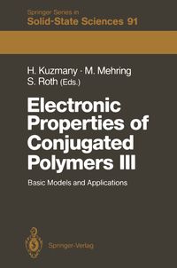 Produktbild: Electronic Properties of Conjugated Polymers III