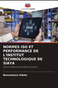 Produktbild: Normes Iso Et Performance De L'institut Technologique De Siaya