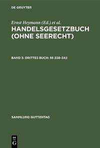 Produktbild: Drittes Buch: &sect;&sect; 238-342