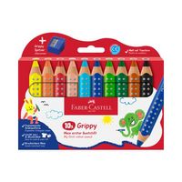 Produktbild: Faber-Castell Buntstifte Grippy 10er Set mit Spitzer