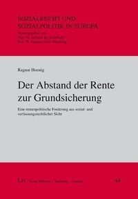 Produktbild: Hoenig, R: Abstand der Rente zur Grundsicherung