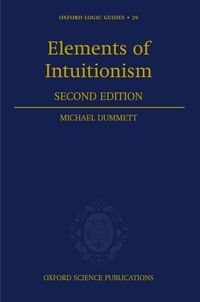 Produktbild: Elements Of Intuitionism 2nd/e