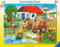 Produktbild: Rahmenpuzzle Ravensburger Was geh&ouml;rt wohin? Bauernhof 15 Teile