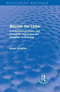 Produktbild: Scheffler, I: Beyond the Letter