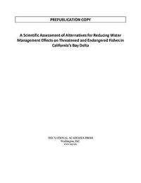 Produktbild: A Scientific Assessment of Alternatives for Reducing Water Management Effects on Threatened and Endangered Fishes in California's Bay-Delta