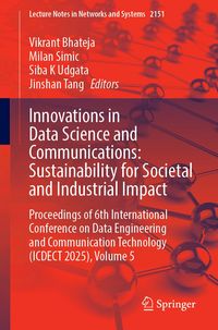Produktbild: Innovations in Data Science and Communications: Sustainability for Societal and Industrial Impact