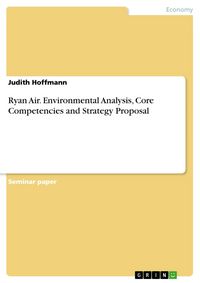 Produktbild: Ryan Air - Environmental Analysis, Discussion of Core Competencies and Strategy proposal