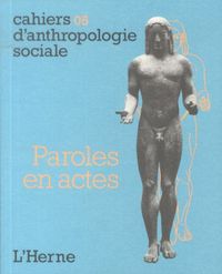 Produktbild: Cahiers D'Anthropologie Sociale T.5; Paroles en Actes