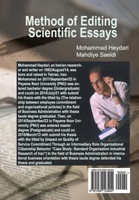 Produktbild: Method of Editing Scientific Essays