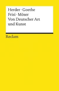 Produktbild: Von Deutscher Art und Kunst