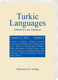 Produktbild: Turkic Languages 27 (2023) 2