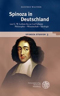 Produktbild: Spinoza-Studien / Spinoza in Deutschland