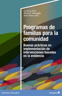 Produktbild: Programas de familias para la comunidad