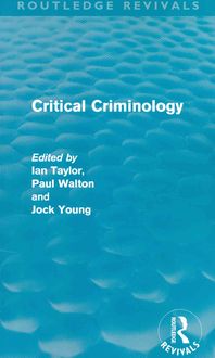 Produktbild: Critical Criminology (Routledge Revivals)